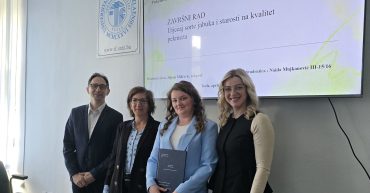 NAIDA MUJKANOVIĆ ODBRANILA ZAVRŠNI RAD PRVOG CIKLUSA STUDIJA NA STUDIJSKOM PROGRAMU PREHRAMBENA TEHNOLOGIJA